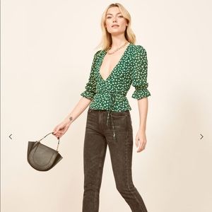 Reformation Emma Wrap Top